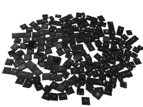 Loose Computer Keyboard Letters Numbers Function Keys For Craft