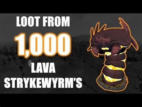 Loot from 10,000 Lava Strykewyrms : r/runescape - Reddit