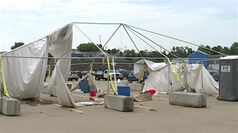 Looters target Arnold fireworks stand hit hard by severe storms