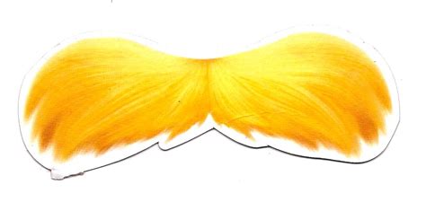 Lorax Eyebrows And Mustache Template Printable Computer Tools