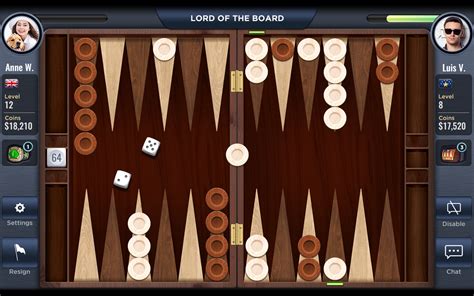 Lord of backgammon. Backgammon - Lord of the Board; Backgammon - Lord of the Board. There’s only one Lord of the Board. Now’s your chance to play backgammon against skillful players worldwide for an enjoyable experience that will keep you on your toes. The adrenaline rush of winning a tournament or advancing to a top spot in the leaderboard is simply unbeatable! 