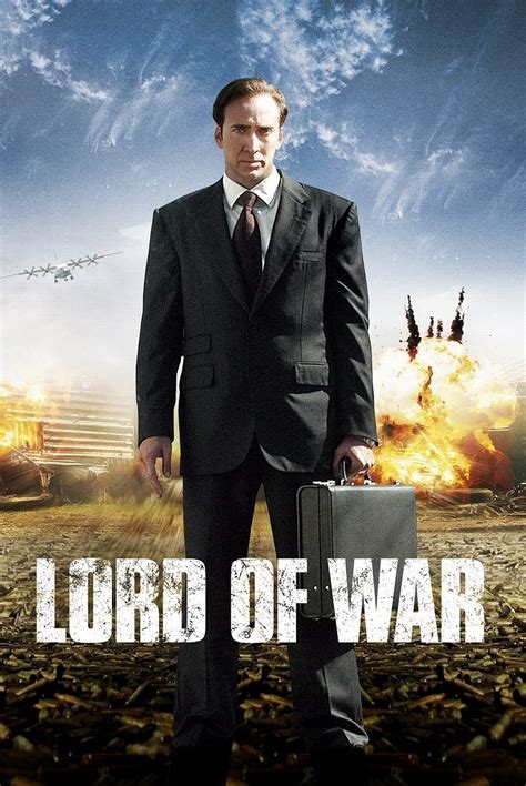 Lord of war the movie. A man has sex with a woman, the woman is naked with full rear nudity seen and side view of her entire body seen. In the beginning of the film, two characters can be seen with women from a gun expo. The side of a woman's breast can be seen. A man talks to a woman about showing her his "cannon" in a different language. 