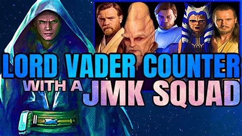  SWGOH GAC Counters - Season 37 (3v3) ... Lord Vader Counters. Seen 20938 Win % 81.3% Admiral Raddus Counters. Seen 20891 Win % 88.1% Jabba the Hutt Counters. Seen 19780 . 