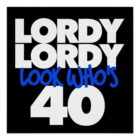 Lordy Lordy Look who's 40 Tote Bag . $18.99 $ 18. 99. Get Fast, Free Shipping with Amazon Prime. FREE Returns . Return this item for free. You can return this item for any reason: no shipping charges. The item must be returned in new and unused condition. Read the full returns policy ;. 