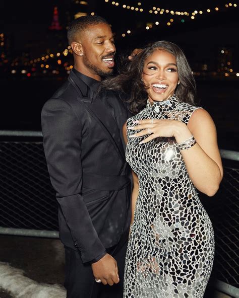 Michael B. Jordan and Lori Harvey. In January 2021, Lori and Michael confirmed their relationship after months of speculation on Instagram. The couple left fans swooning with snaps from their romantic date nights, including one extravagant evening where The Wire actor rented out a whole aquarium for Lori.