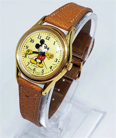 Vintage Lorus Disney Mickey Mouse Gold Tone Watch V515-6000 w/ Original Box. Brand New. C $108.70. or Best Offer. from United States. Sponsored. . 