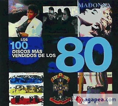 Los 100 discos mas vendidos de los 80/the 100 best selling albums of the 80s. - Prospectus du tribut de la socie te  nationale des neuf s¿urs.