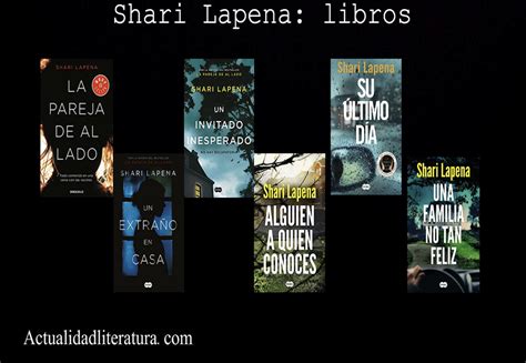 Los 5 mejores libros de Shari Lapena - 5libros