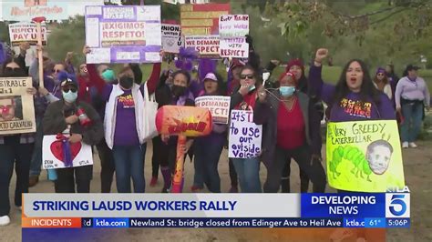 Los Angeles Unified School District employee strikes to end Thursday with no agreement reached