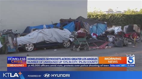 Los Angeles homelessness up 9% in the county, 10% in the city, count finds