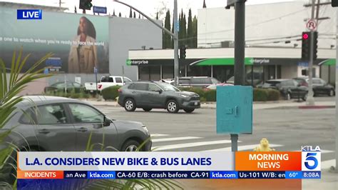 Los Angeles may replace peak-hour travel lanes with bike, bus lanes