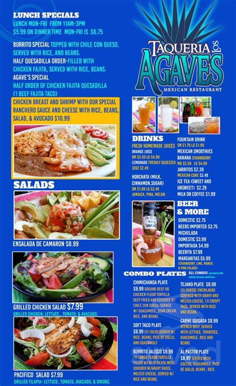 Los agaves taqueria. Los Agaves is one of the better Mexican restaurants in town. Everything here is delicious and there's a huge portion of the menu that's authentic and terrific for those from Mexico or who want to eat actual Mexican food the way the Mexicans do in Mexico. 