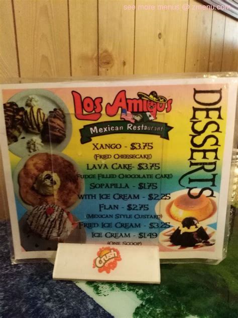 Menu for Los Amigos Mexican Restaurant in Mountain Grove, MO. 301 E 20th St, Mountain Grove, MO 65711, USA. 4.5. Bookmark. Open: 11:00 AM - 9:00 PM.