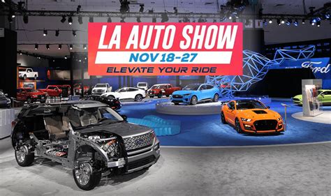 Los angeles auto show promo code. An extensive calendar of car events in the greater Los Angeles area & Southern California ... Los Angeles Auto Show 8am on November 19-28, 2021 1201 S. Figueroa St., Room 509 , Los Angeles, 90015 ... Zip Code. Subscribe! Helps us send content local to you. About LACar. 