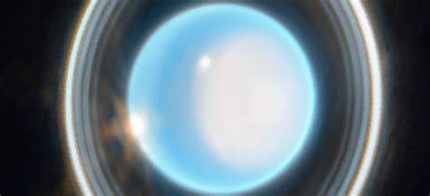 Los anillos ocultos de Urano brillan en una nueva imagen captada por el telescopio espacial James Webb