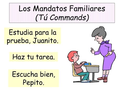 Translate Los mandatos. See 7 authoritative transl