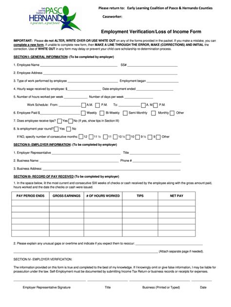 Loss Of Verification Form Fill Out and Sign Printable PDF