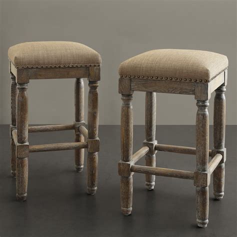 Lossett Nailhead Counter & Bar Stool - wayfair.ca