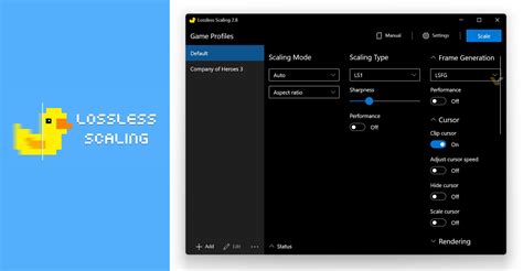 Lossless Scaling need to