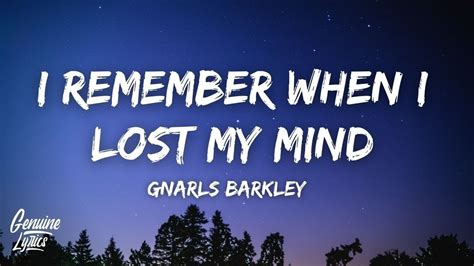 Lost In My Mind Lyrics