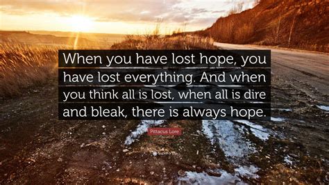 Lost hope. Sep 9, 2020, Forbes Entrepreneurs. Don't Lose Hope. You Never Know What Tomorrow May Bring. Amy Rees Anderson. Former Contributor. I … 