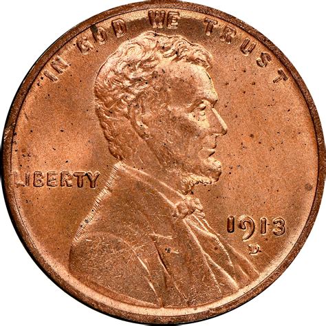 Lot (2) of 1913-D Lincoln Wheat Pennies Fine: 15.8 Million Minted