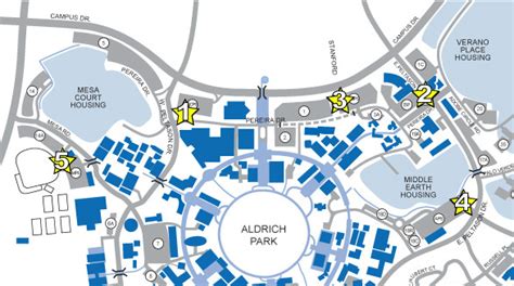 UCI Anteater Community Resource Center - Lot 5 366 spaces. Visitors 