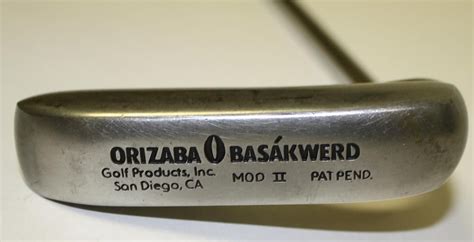 Lot Detail - Orizaba Basakwerd Putter Rare