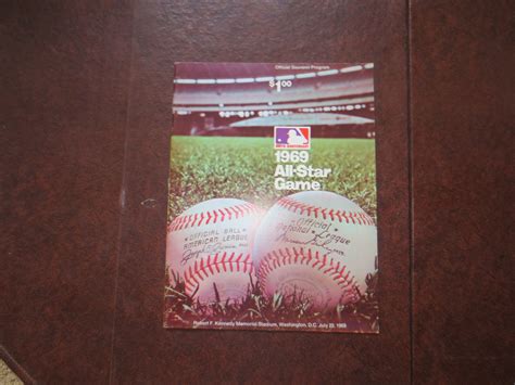 Lot Detail 1969 MLB AllStar Game Program
