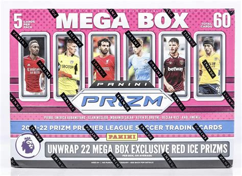 Lot of 15 2024-22 EPL Prizm Soccer Red Ice Prizms Premier league …