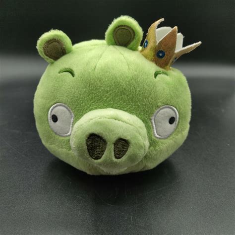 Lot of 2 Angry Birds - Green King Pig & Red Bird 6" 2010 ... - eBay