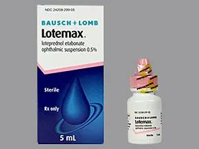 Lotemax eye drops generic. pain when using the eye drops; worsening redness or itching; eye pain or swelling, trouble closing your eye; pain behind your eyes, sudden vision changes; tunnel vision, seeing halos around lights; or. signs of eye infection --redness, severe discomfort, crusting or drainage. Common side effects of Alrex may include: minor burning when … 