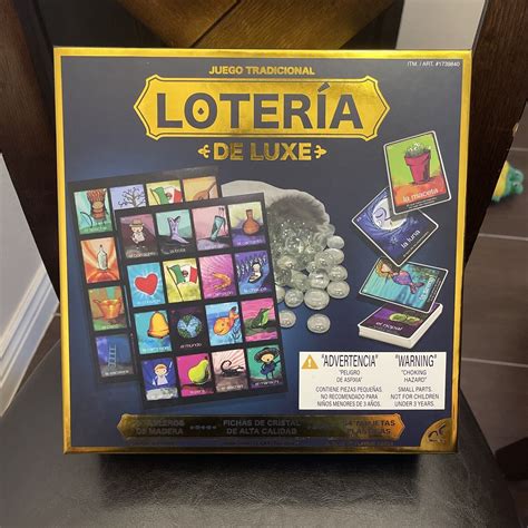 Lotería de lujo board game. The authentic mexican loteria game in big size!. Full game set for up to 10 players includes complete deck of 54 cards and 10 playing boards. You will find on the back of each playing boards, also, the original "cancionero" to sing each turn; and … 
