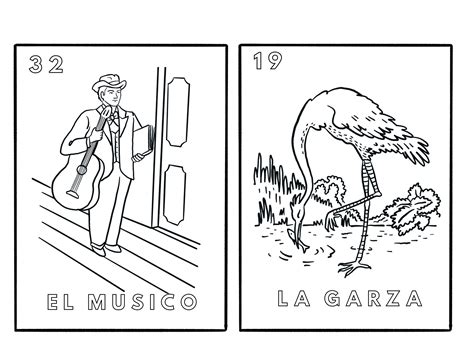Loteria Coloring Pages