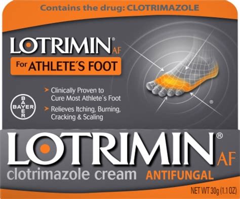 Lotrimin for toenail fungus. Lotrimin Ultra® Athlete's Foot Cream with No Touch Applicator. No other product fights athlete’s foot faster. *When used twice daily. Cures most athlete’s foot between the toes. Use as directed. Lotrimin® offers a variety of antifungal powders, sprays and creams to soothe fungal infections such as athlete's foot, jock itch and ringworm. 