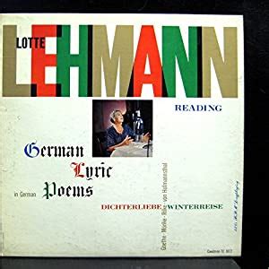 Lotte lehmann reading german lyric poetry. - Mcculloch mac 3200 chain saw manual.