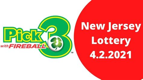 New Jersey (NJ) lottery results (winning numbers) for Pick 3, Pick 4, Jersey Cash 5, Pick 6, Cash4Life, Powerball, Powerball Double Play, Mega Millions..