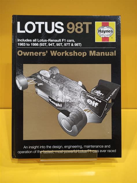 Lotus 98t includes all lotus renault f1 cars 1983 to 1986 93t 94t 95t 97t 98t owners workshop manual. - Self esteem seeing ourselves as god sees us lifeguide bible studies.