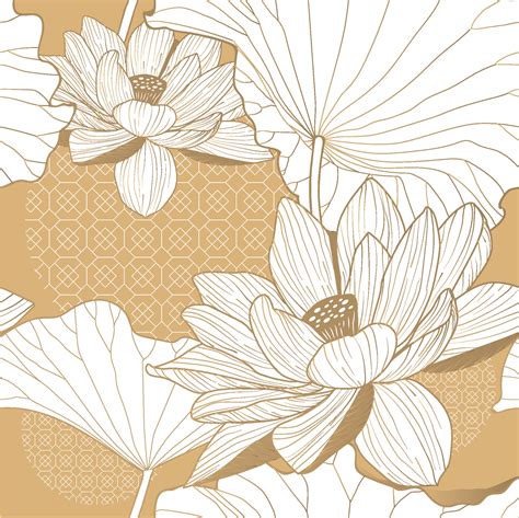 Lotus Pattern Background