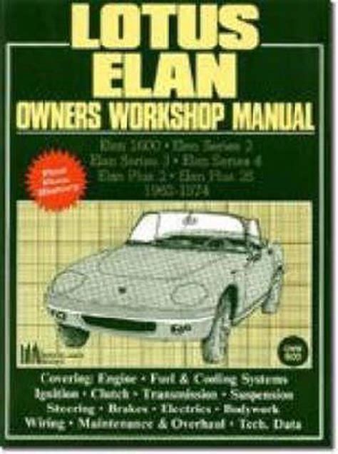 Lotus elan owners workshop manual 1962 74 by r m clarke. - 1940 1942 buick 40 50 60 70 80 90 series factory shop manual.