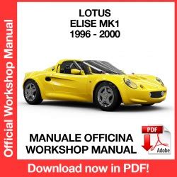 Lotus elise mk1 s1 service fix repair manual. - Les chansons de conon de béthune.