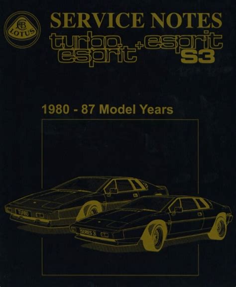 Lotus esprit s3 1980 1987 workshop service repair manual. - Audi a6 2005 user manual download.