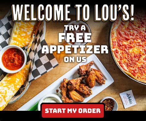  2 Lou Malnati's Deep Dish Pizzas. $76.99. Lou's 9" Round Chocolate Chip Cookie & Pizza. $67.99. ... Enjoy a FREE appetizer just for signing up. Earn Free Pizza! . 
