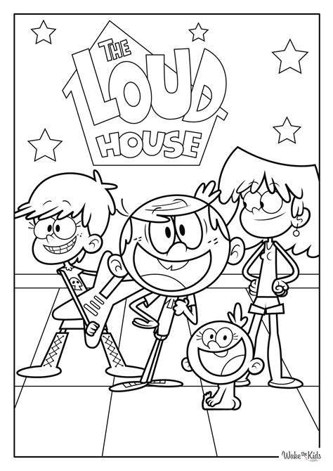 Loud House Coloring Book