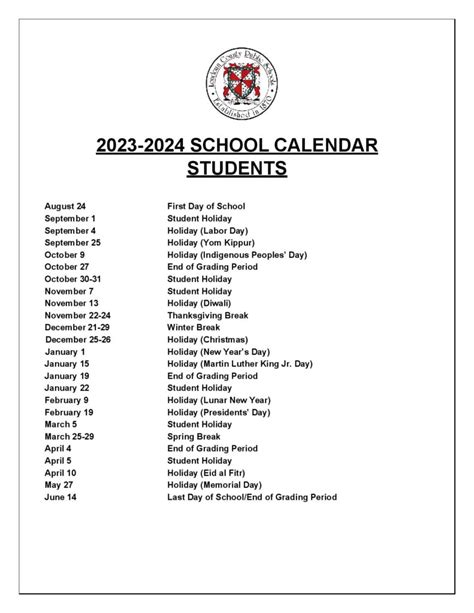 8/24 – First Day for Students 10/27 – End of 1stQuarter 01/19 – End of 2ndQuarter 04/04 – End of 3rdQuarter 06/14 – Last Day of School. Title. SHM AB Calendar 2022-23. Author. Wendi Walker. Created Date. 