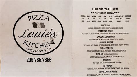 Louies pizzeria. Great staff and a fun atmosphere. I give them 5 stars for sure!" Welcome to Sam & Louie’s Italian Restaurant and New York Pizzeria We are home for the best in Pizza, Pastas, Calzones, Stromboli and Italian favorites. Enjoy your favorites with Sam & … 