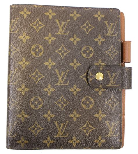 Louis Vuitton LV Diary Cover R20107 Agenda GM Brown …