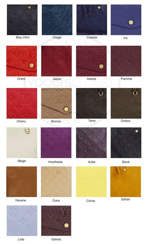 Louis Vuitton Logo Color Codes