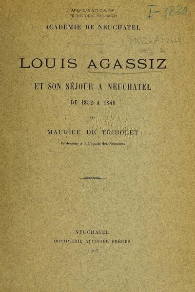 Louis agassiz: et son sejour a neuchatel de 1832 a 1846. - Un mois en corse, ouvrage illustré de cinquante-quatre gravures et de onze cartes..