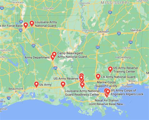 Louisiana Military Installations - Contact Information The Official ...